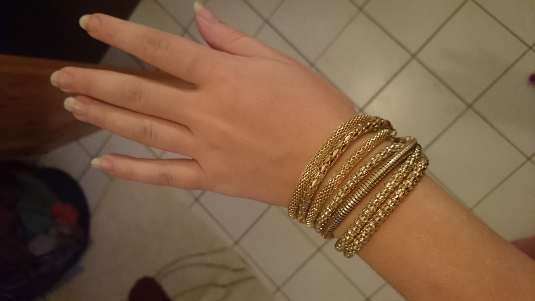 Gliederarmband gold
