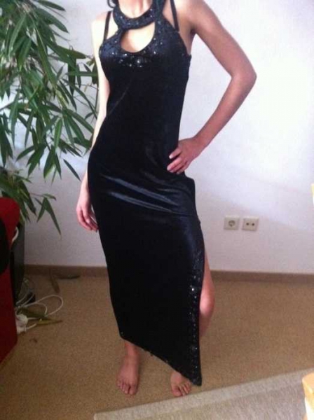 langes Abendkleid