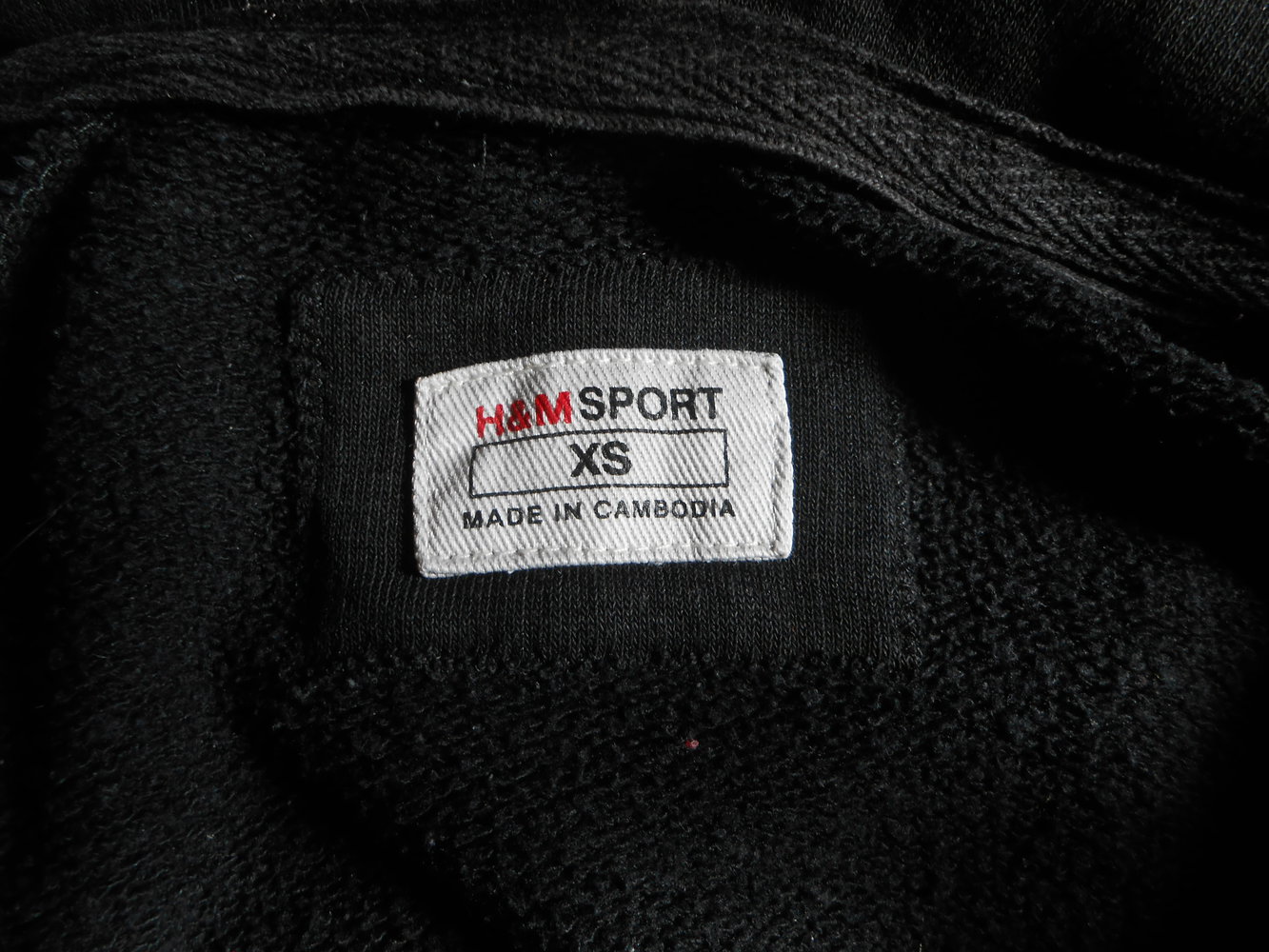 Hoodie Kapuzenpulli schwarz H&M XS