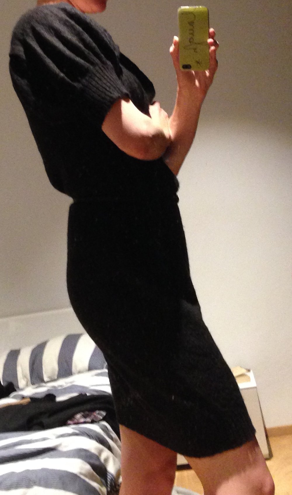 kurzärmliges Wollkleid von Sisley