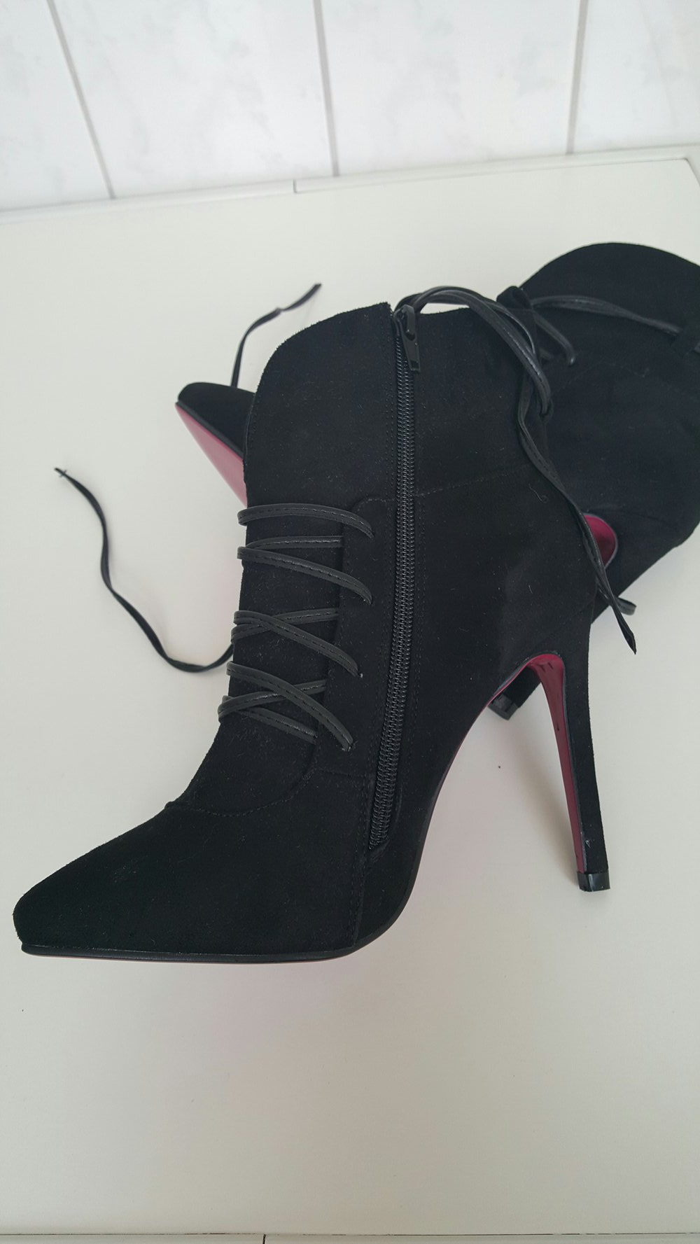 Stiefeletten high heels Gr. 37