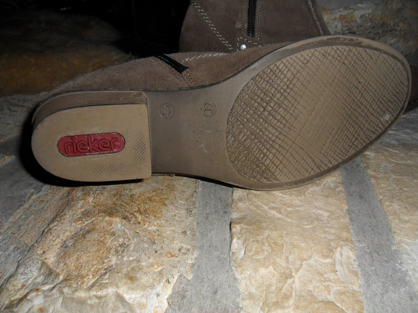 Rieker Schuhe gebraucht ECHT Wildleder