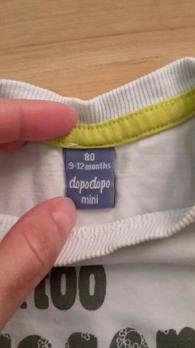 Cooles Langarm Shirt in Größe 80