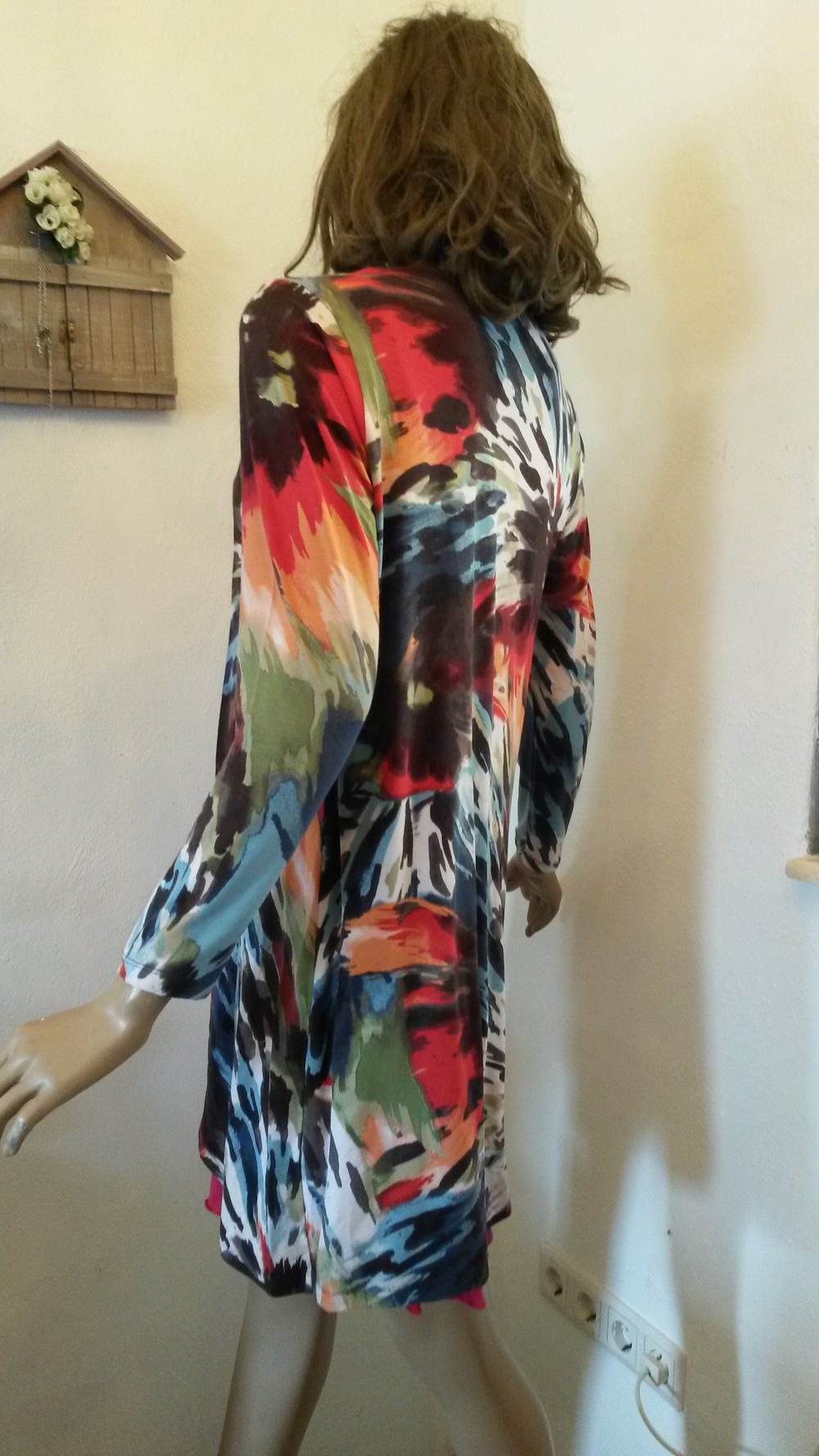 Vokuhila Shirt-Jacke in brillanten Farben