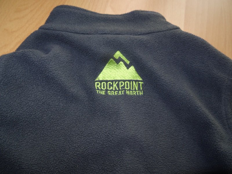 Fleecejacke Rockpoint Gr. 104 dunkelgrau Fleece Jacke