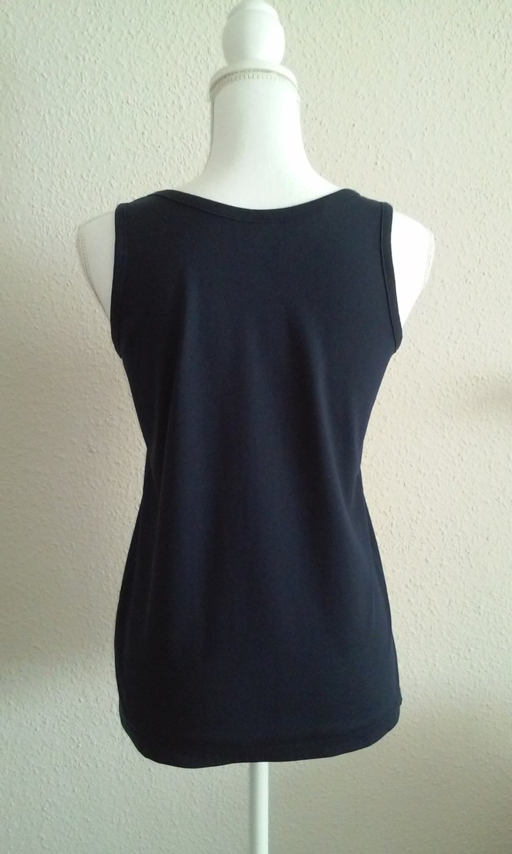 Neu! klassisches Trägershirt Tanktop Shirt Top dunkelblau
