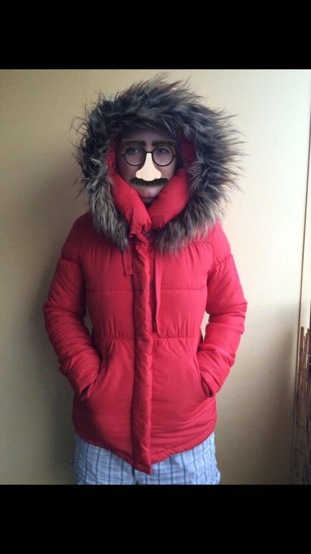 Only Daunenjacke rot S