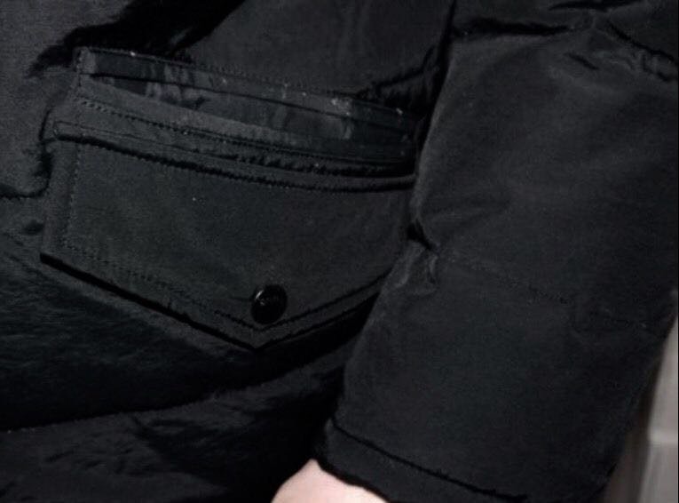 NEU: BRIXTON ATLAN JACKET Daunenjacke BRXTN schwarz Gr. L