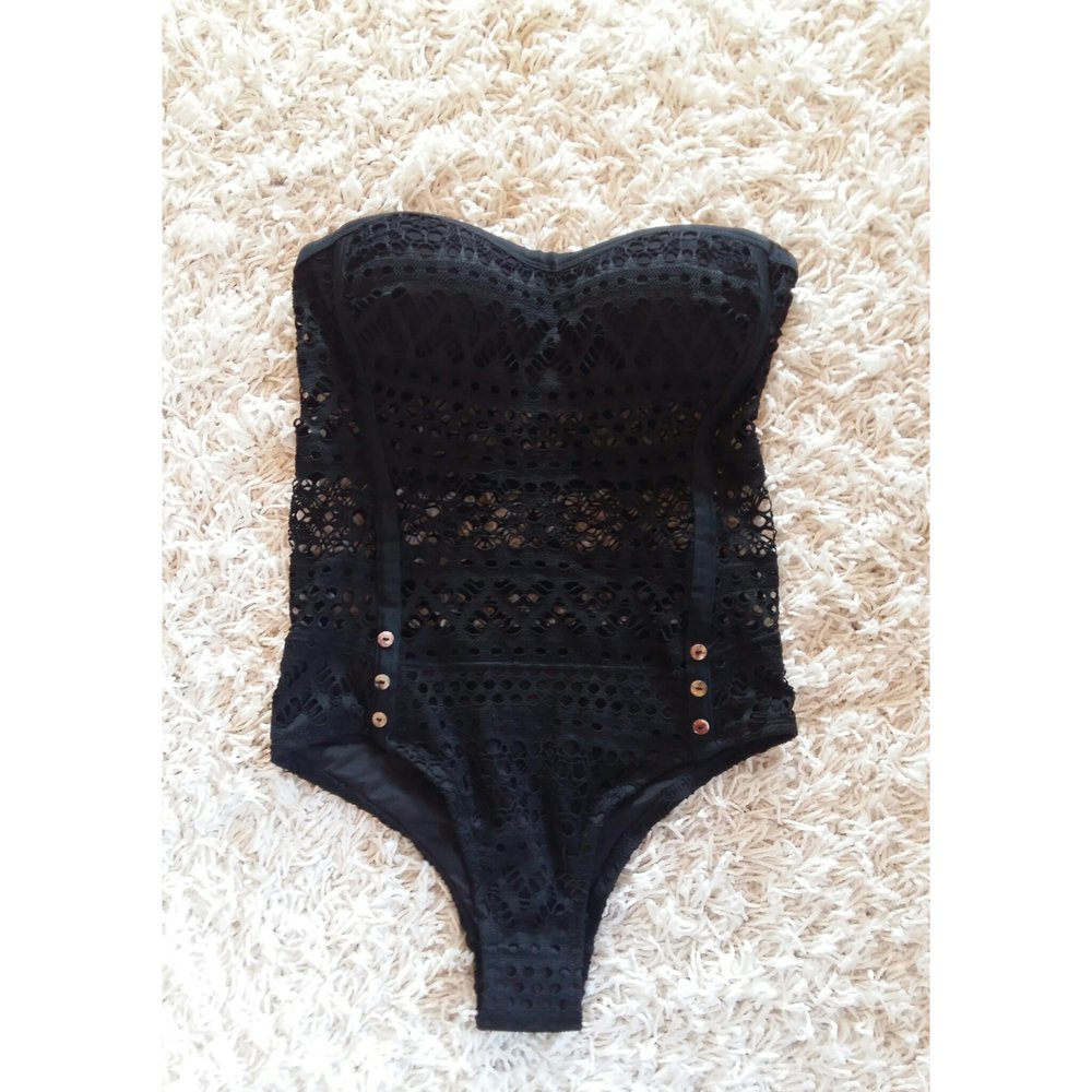 Badeanzug Swimwear schwarz sexy 