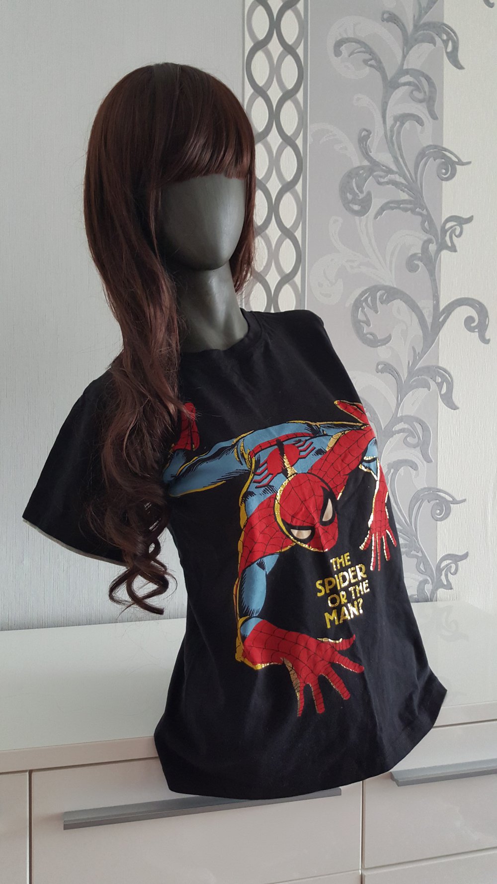 Spider-man Marvel Fanshirt T-Shirt ausgez. 152 passt M 38 und S 36
