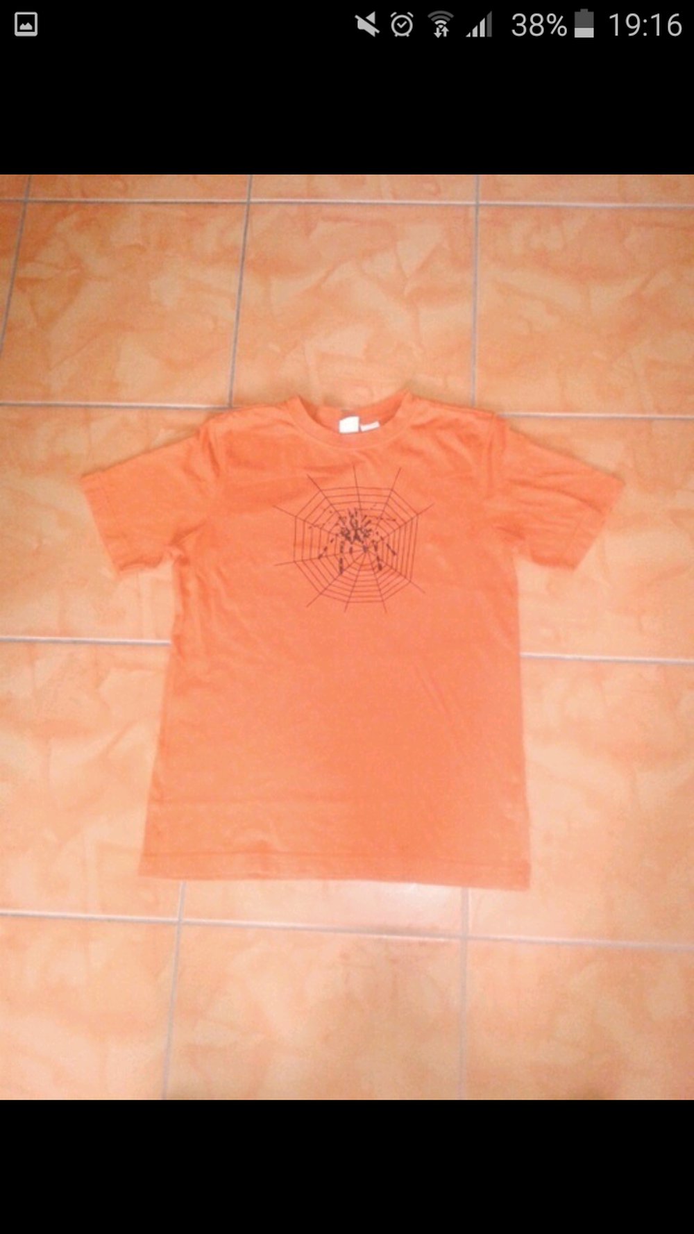 T-shirt, Gr. 152/158, orange 