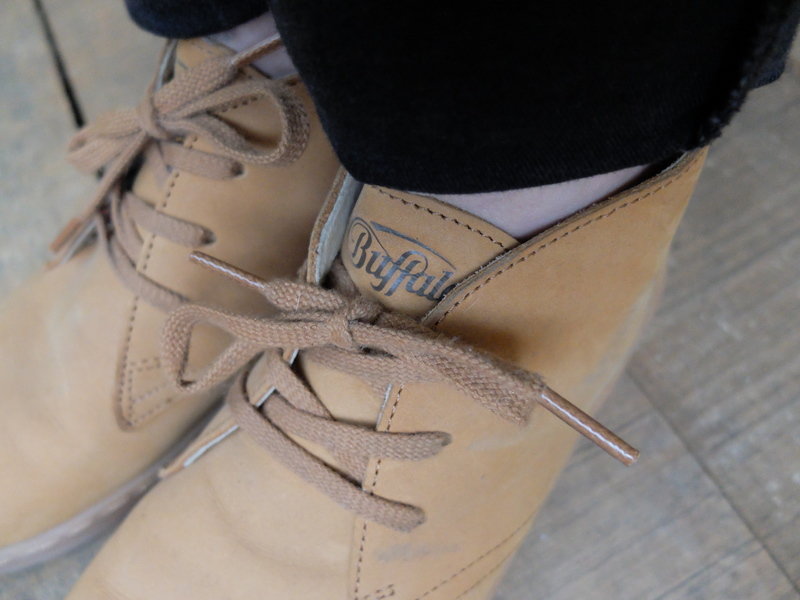 Lederschuhe Halbschuhe Schnürer Buffalo Blogger Hipster