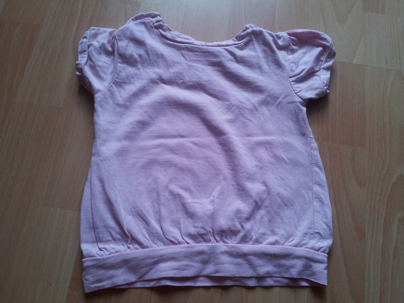 Shirt pink rosa Reh Bambi Blumen Gr. 86 