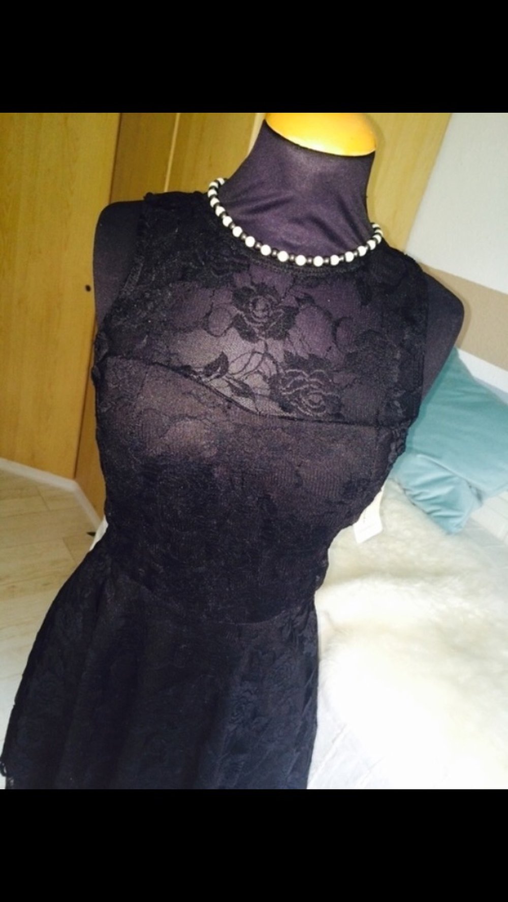 Schwarzes Spitzen Kleid