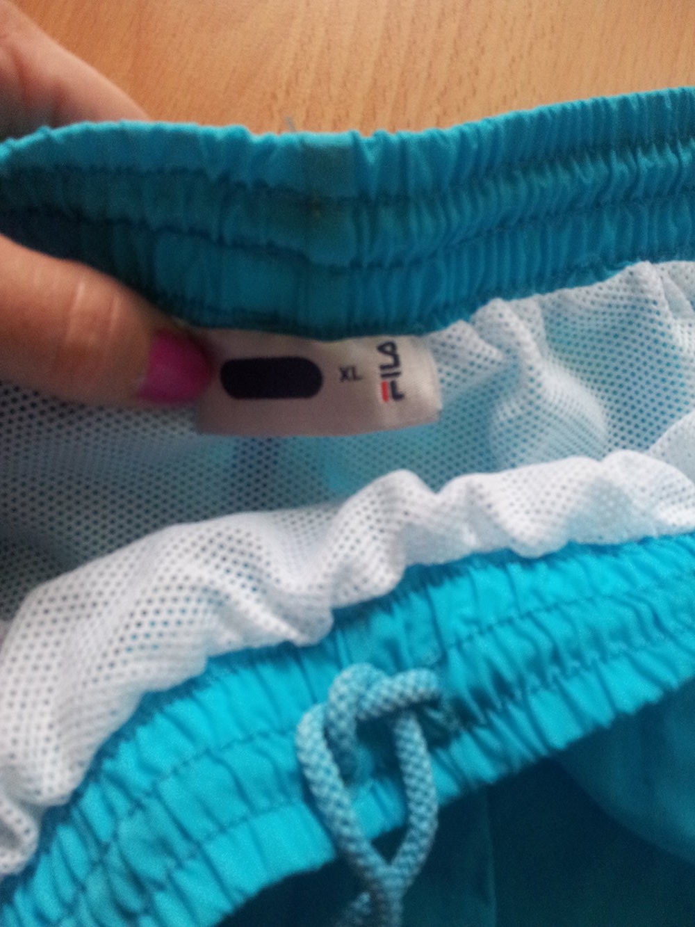 kurze Hose Sporthose Fila Gr. XL hellblau NEU