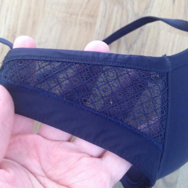 Esprit BH blau mit Spitze