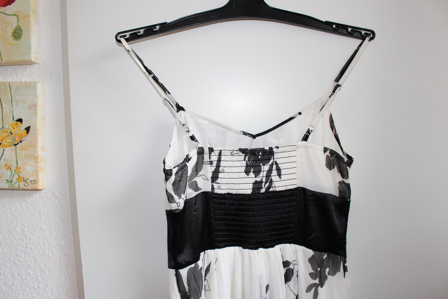 177. Sommerkleid schwarz-weiß, Gr. 36