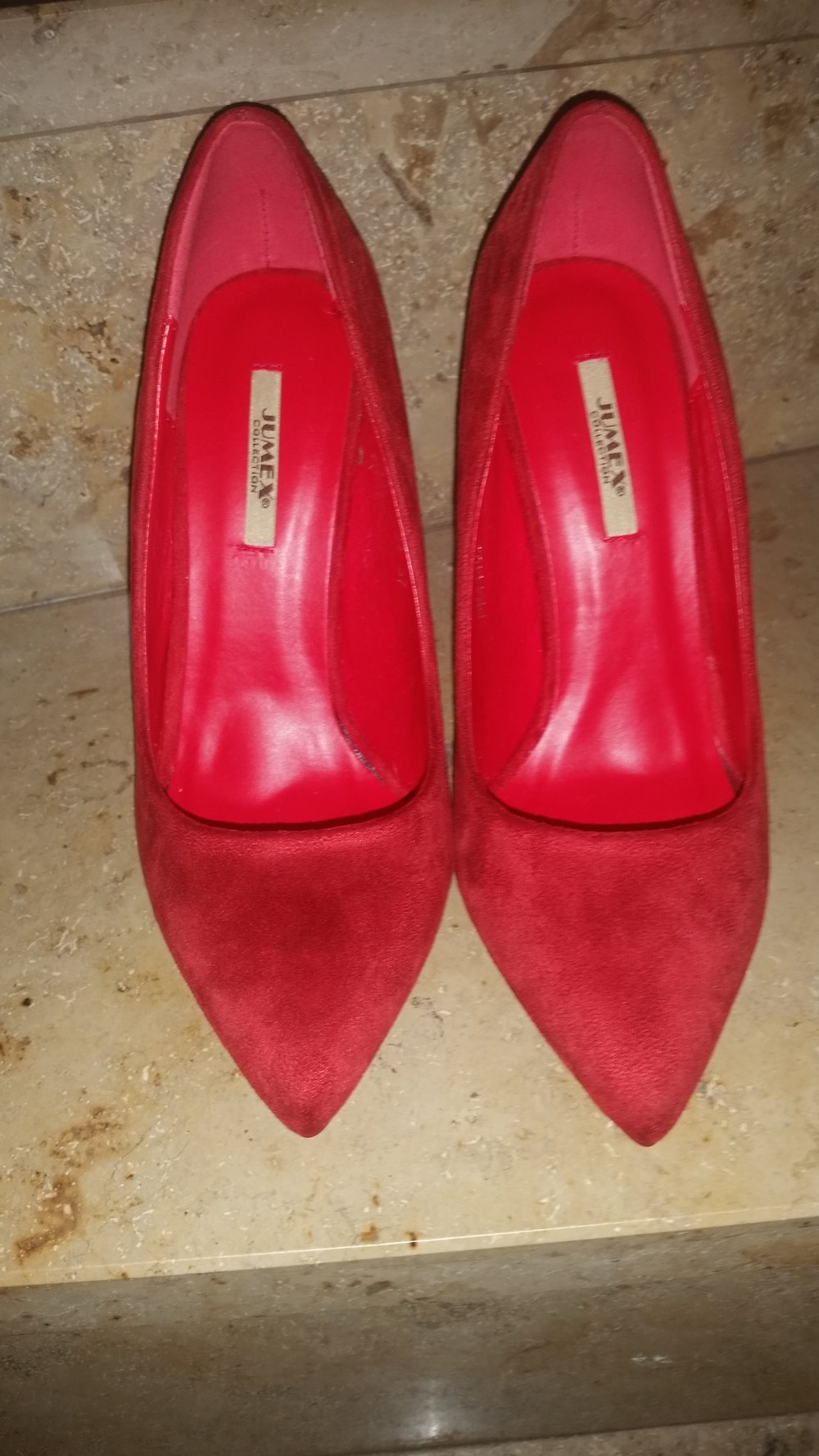 jumex high heels hohe schuhe neu gr. 37 rot