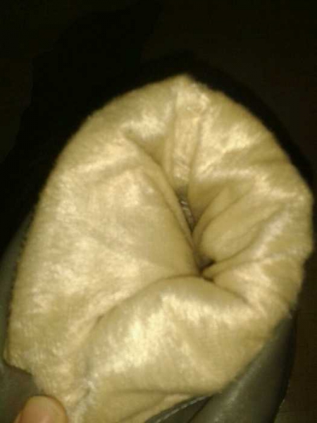 Neuwerige gefütterte Overknees/ Stiefel Gr.38 grau