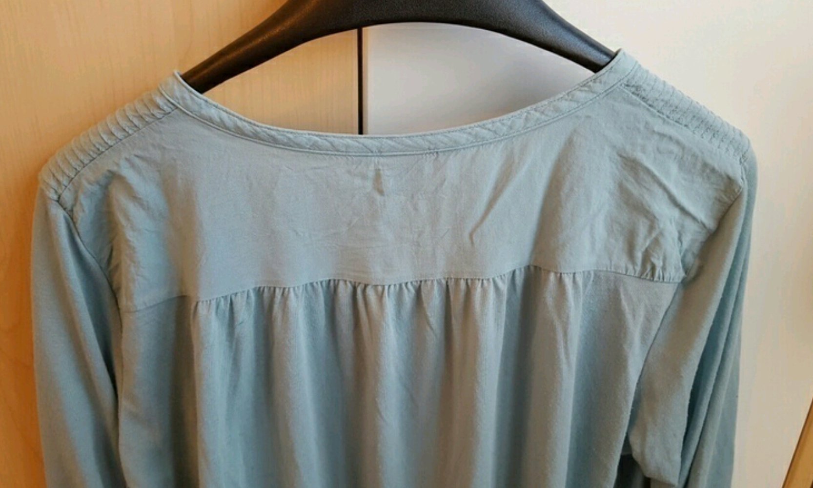 Hellblaues 3/4 Arm Oberteil 