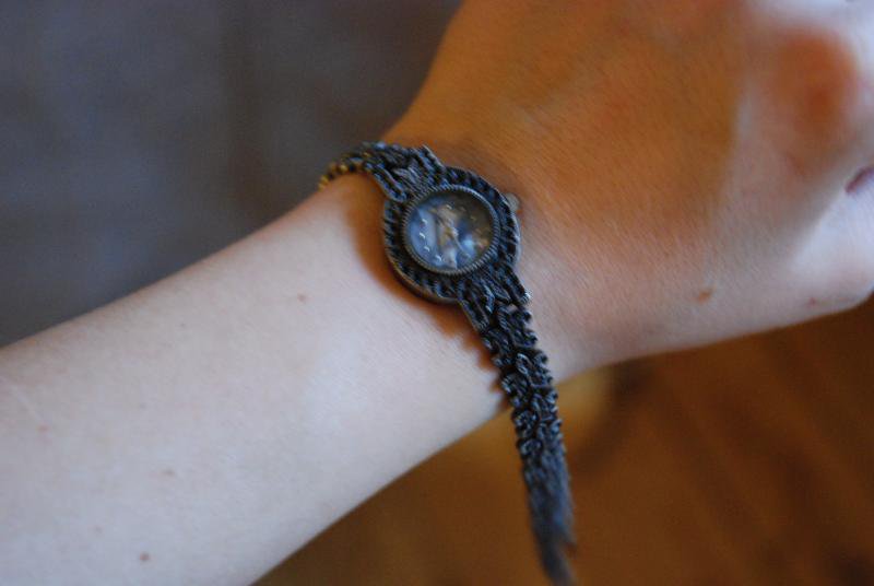 Kleine Uhr in Antik Optik