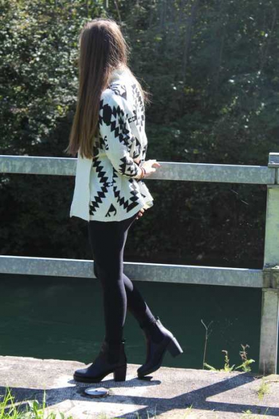 Blockabsatz Chelsea Boots Ankle Schwarz NEU