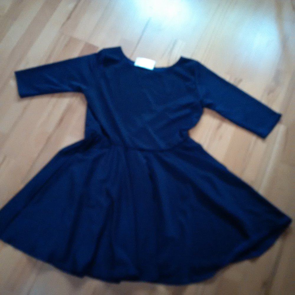 violettes (!) Skaterkleid