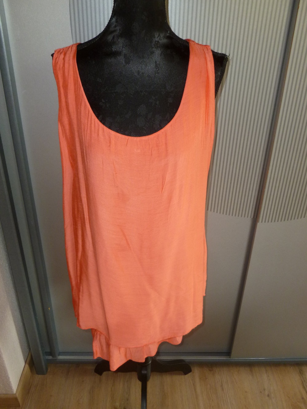 Kleid Shirt korall Made in Italy