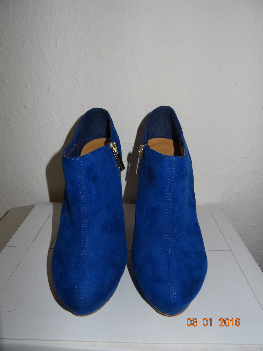 Royal blaue Stiefeletten