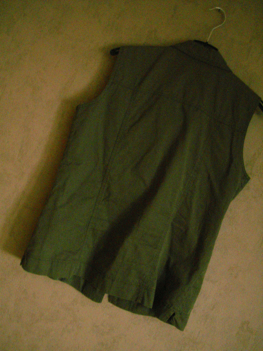 Jeansjacke Cargo, Gr. M, Wissmach, oliv, Jacke Ärmellos Jeansjacke Canvas