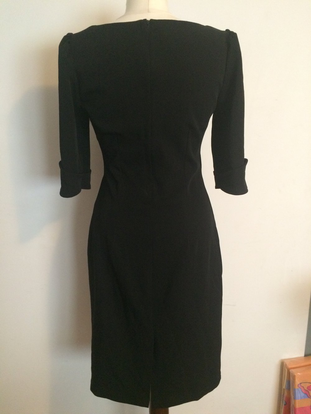 Collectif Kleid schwarz Dolores