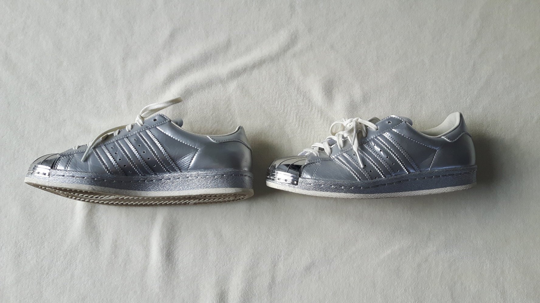 Adidas Superstar Silber Metall Toe limitierte Edition 