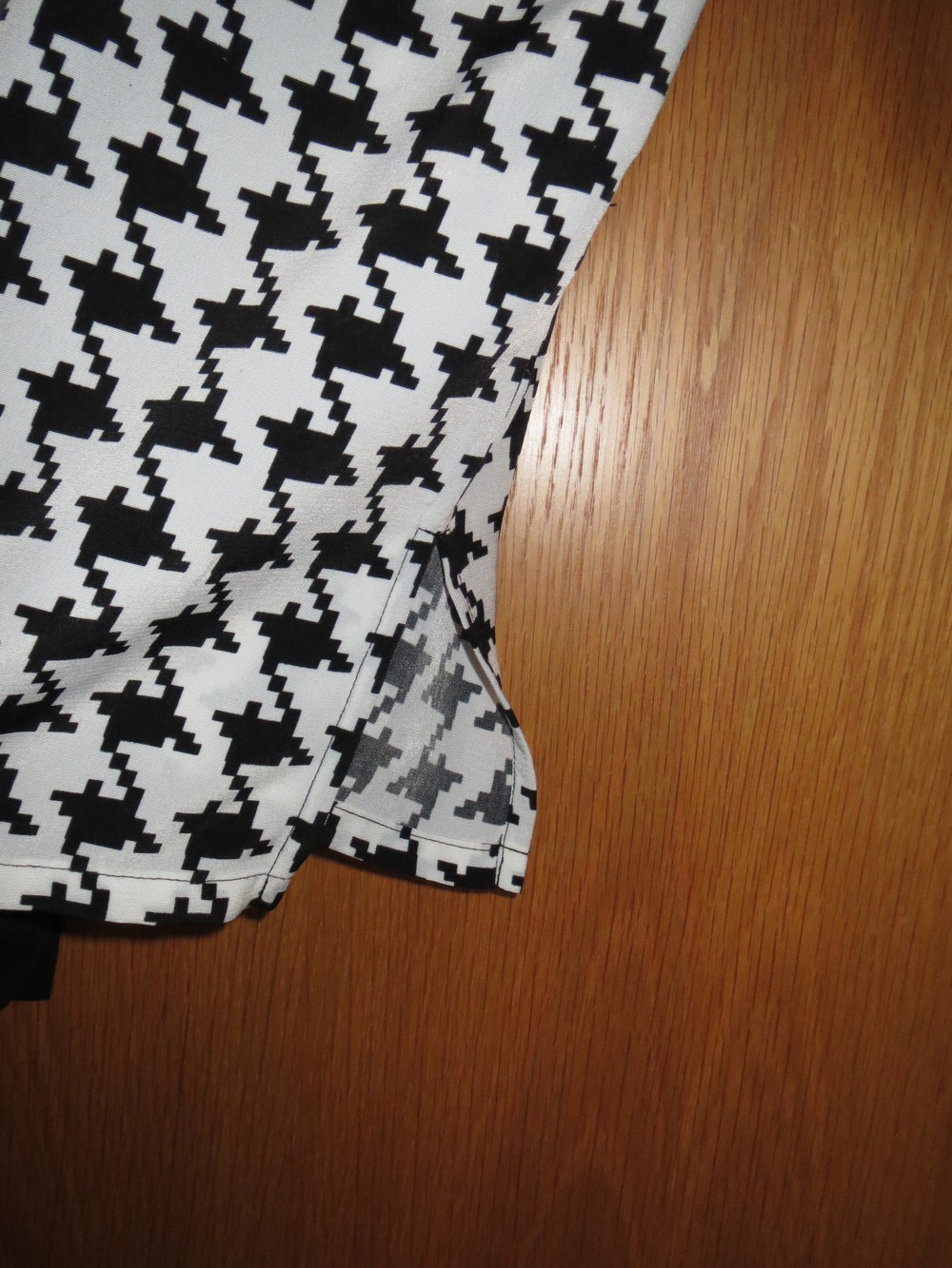 Bluse mit Top, Gr.50/XL, schwarz-weiß, neu