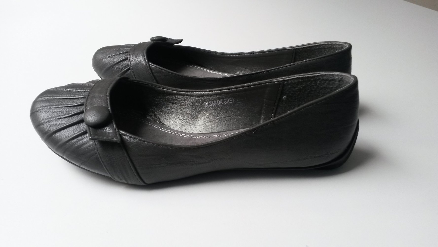 Ballerinas dunkelgrau Gr. 36