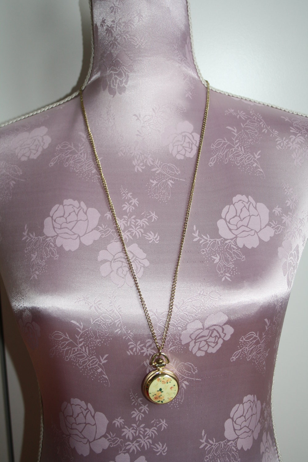 * lange Kette gold Taschenuhr Uhr vintage