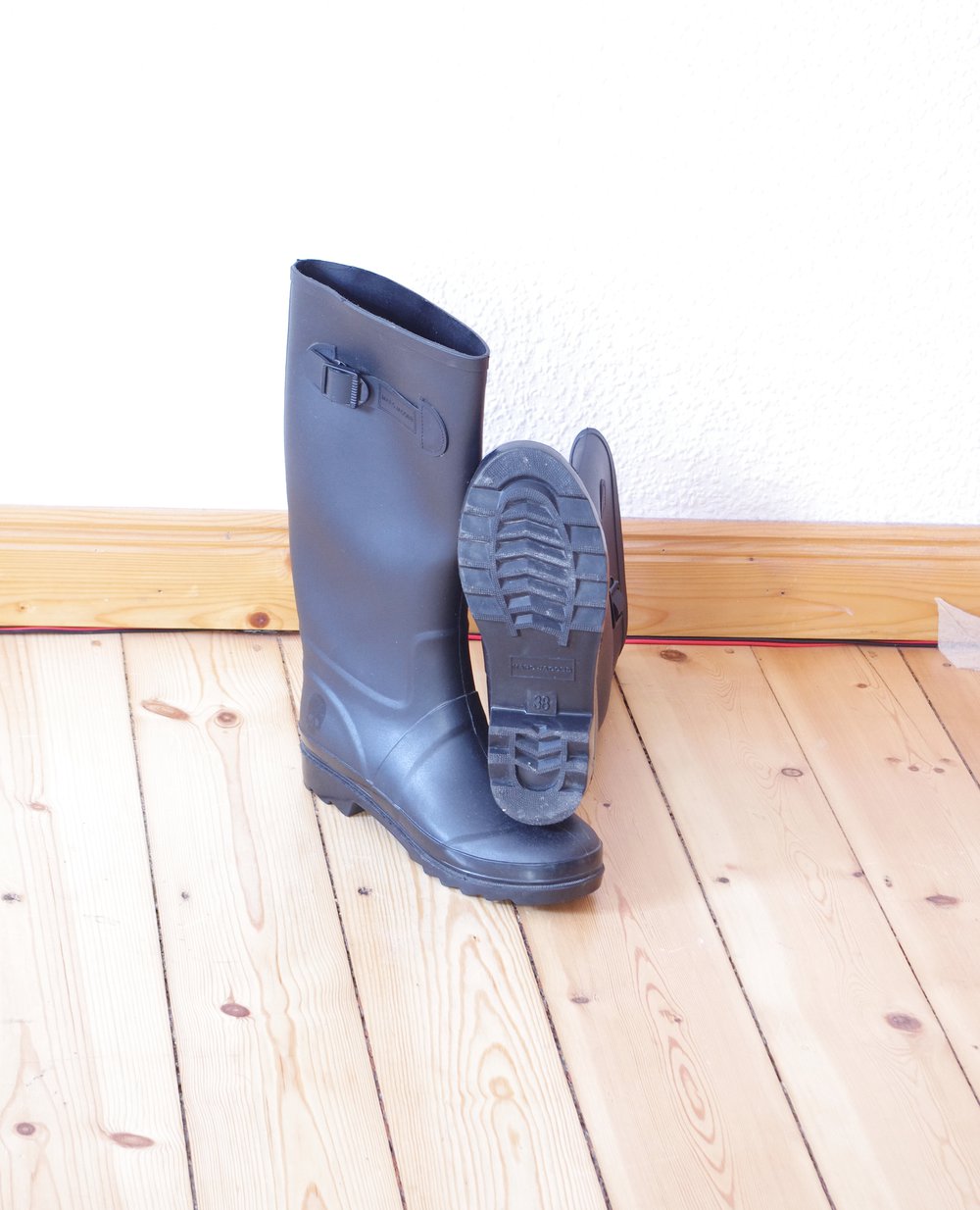 Schwarze Marc Jacobs Gummistiefel Gr. 38 39 Schnalle