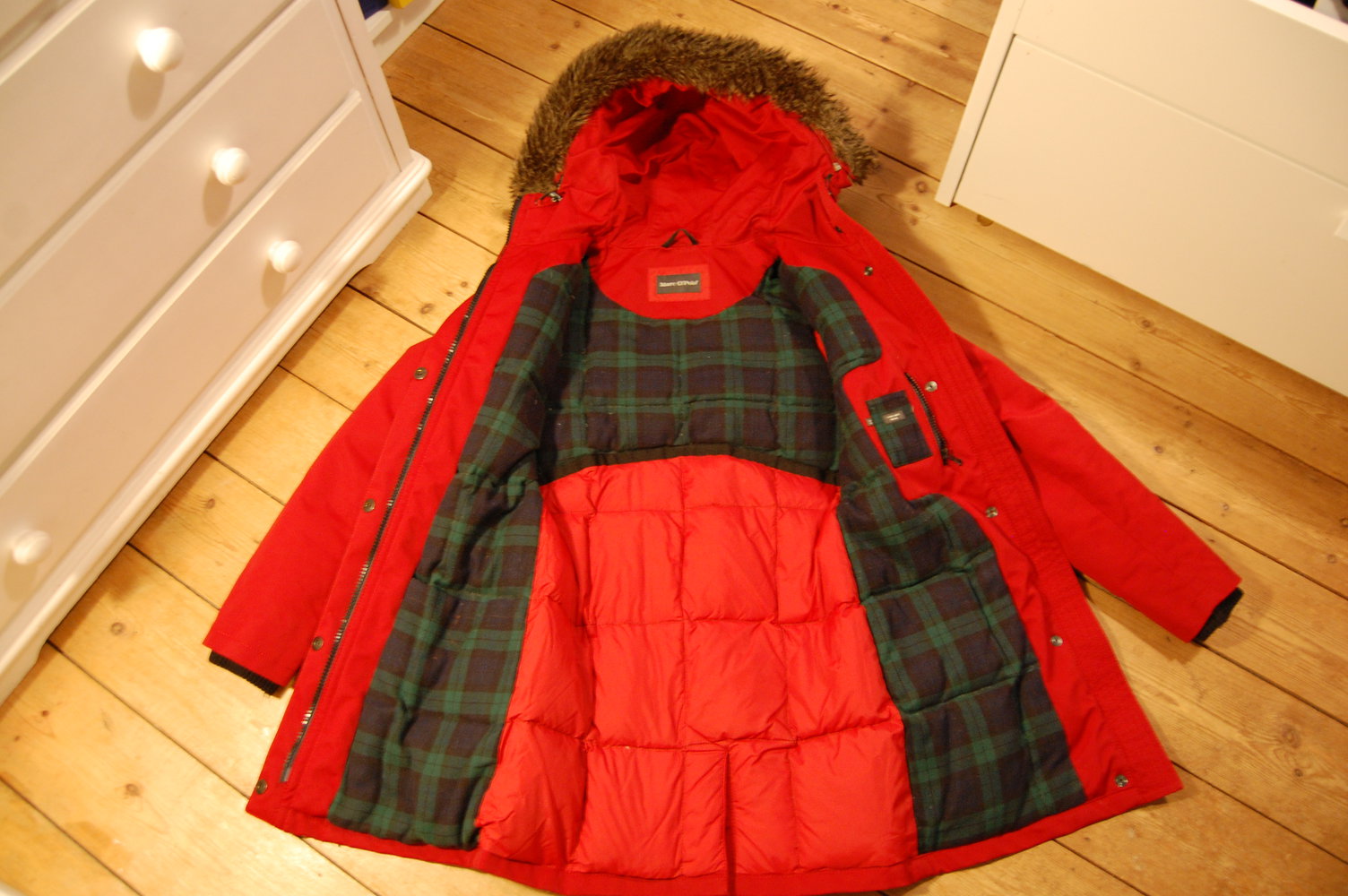 Marc O'Polo Daunenmantel Rot