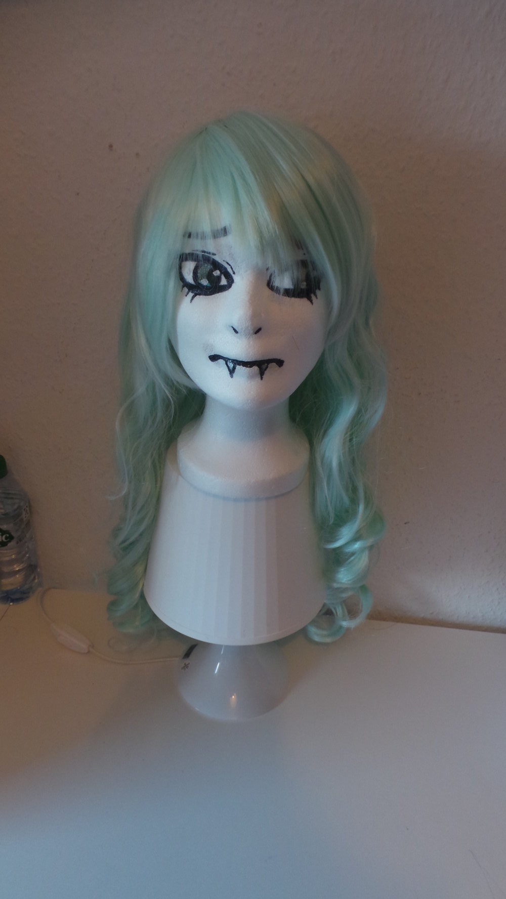 Pastell  Perücke Türkis Cosplay wig  