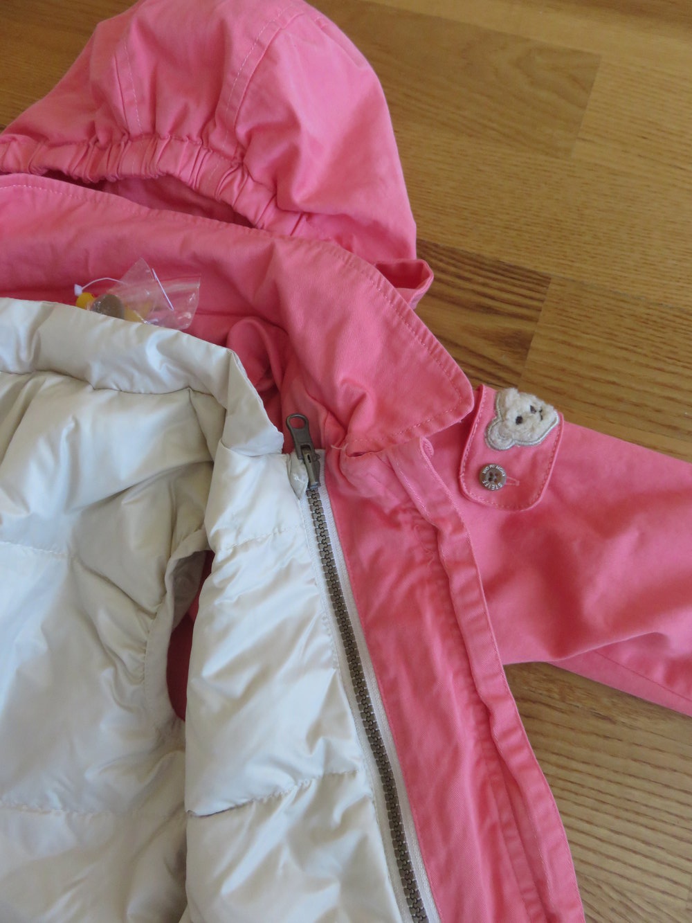 Steiff, neue Kollektion, 2 in 1 Jacke, Gr. 98, tea-rose