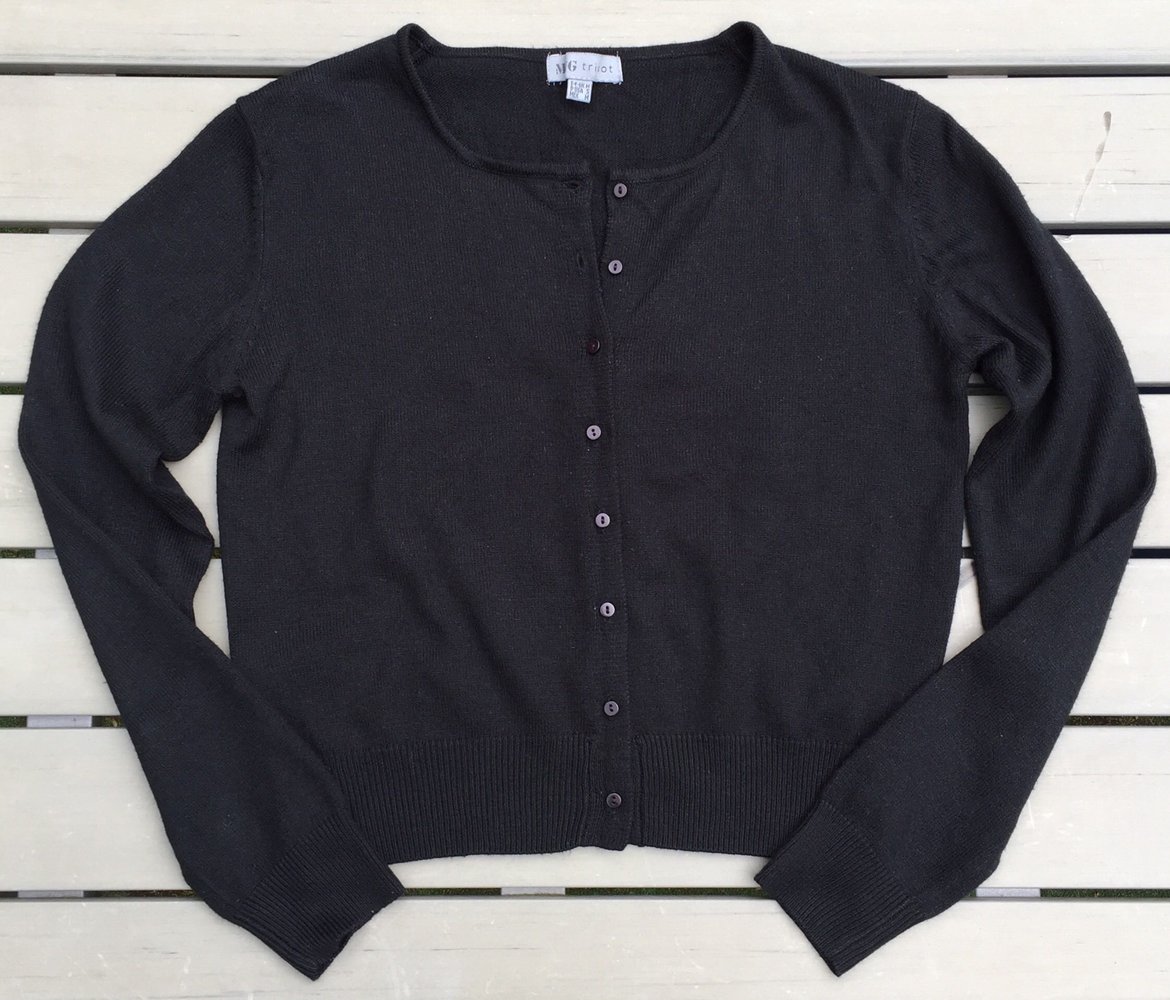 MANGO Cardigan JÄCKCHEN Bolero schwarz Gr. S