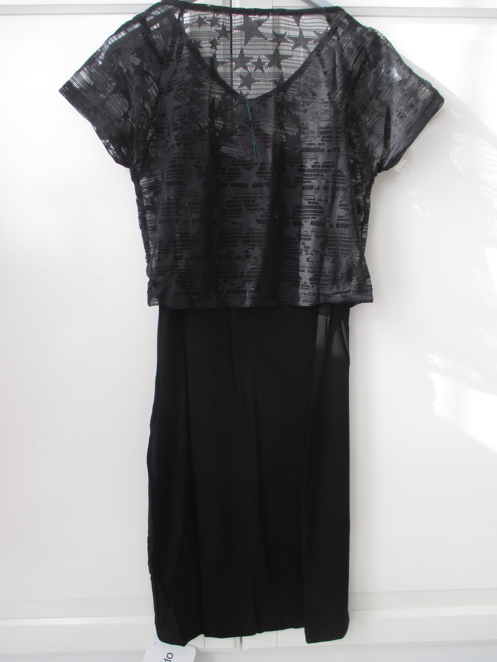 even & odd; das kleine Schwarze, Gr. S, neu mit Etikett, Trägerkleid mit Spitzenoberteil