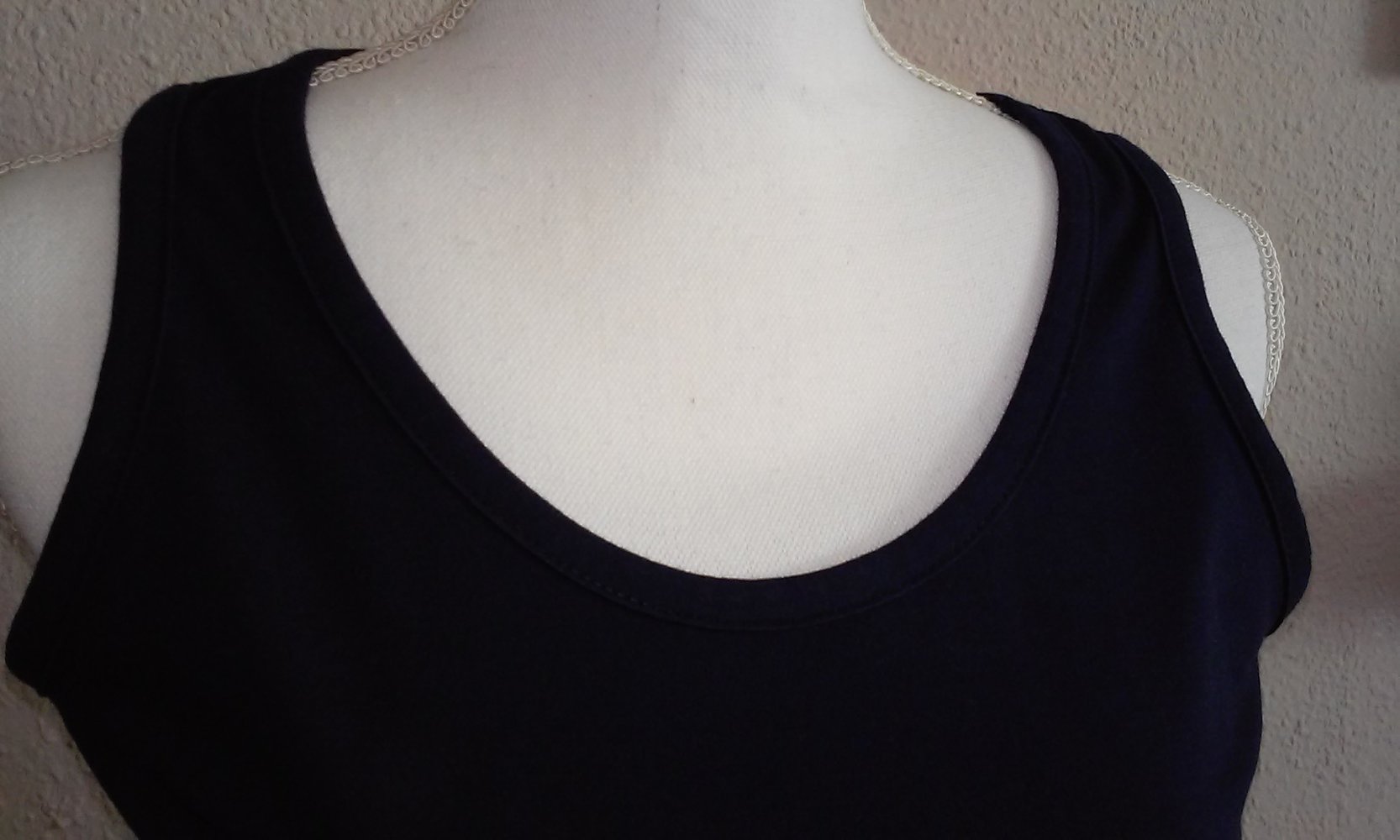 Neu! klassisches Trägershirt Tanktop Shirt Top dunkelblau