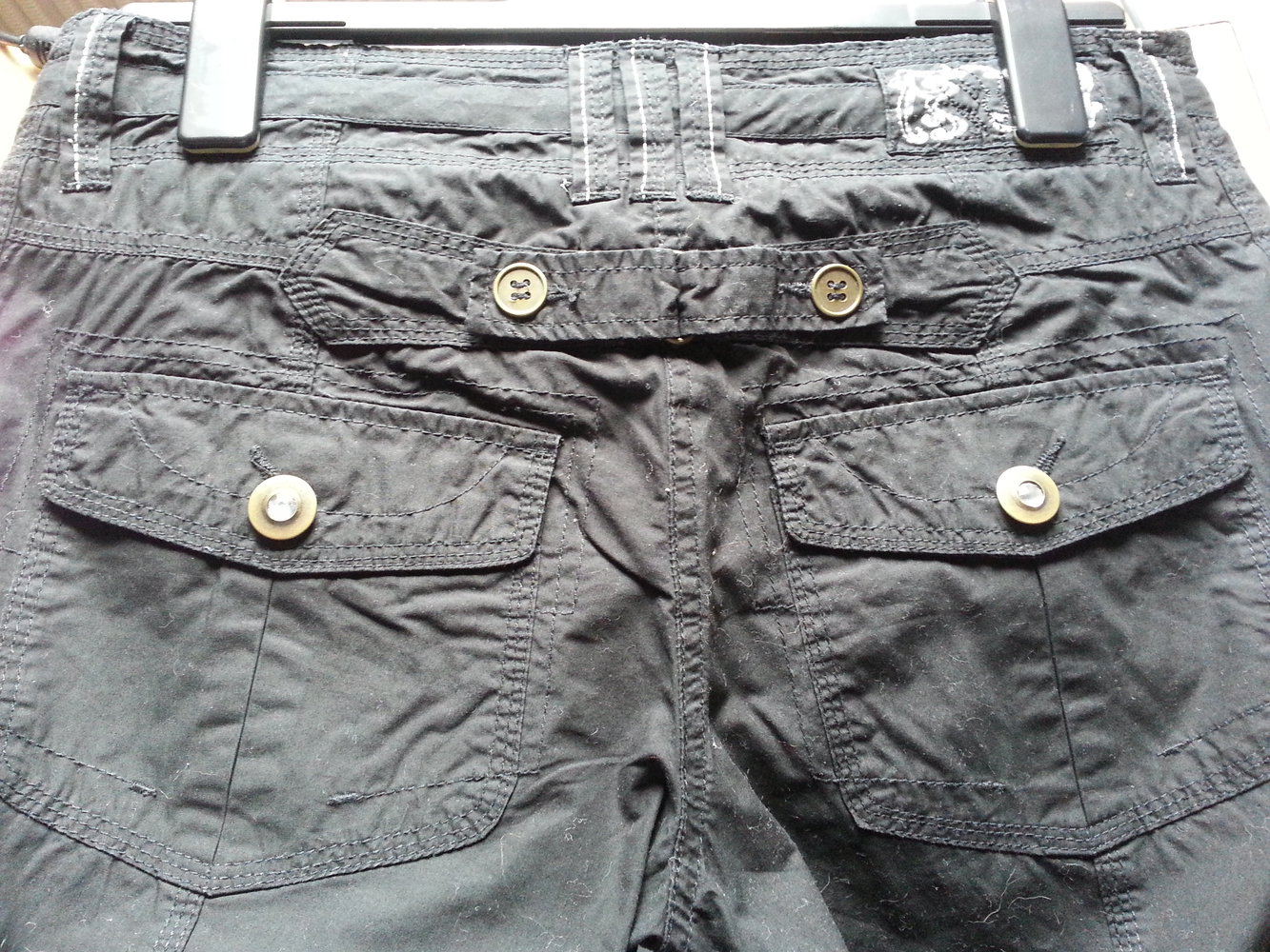 Hose schwarz luftig locker Orsay 38