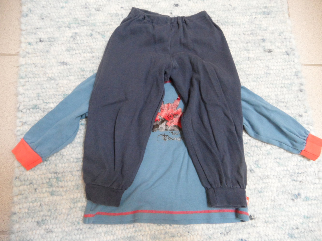 Schiesser 92/98 Schlafanzug Pyjama Zweiteiler Drache Nici