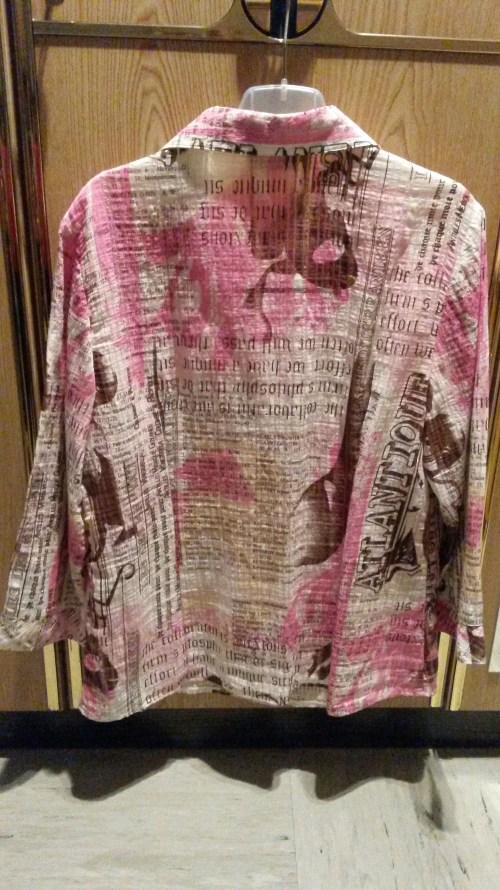 28.Bedruckte Bluse, Gr.40