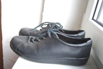 Ecco  Leder  Schnürschuhe  Schuhe Trendi