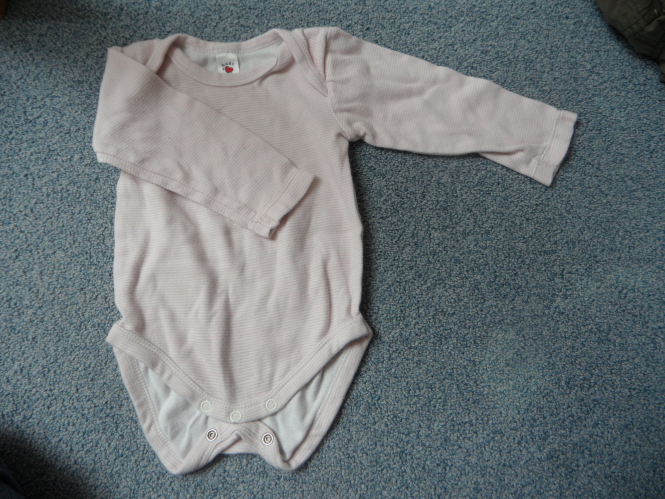 C&A langarm Body Bodie geringelt