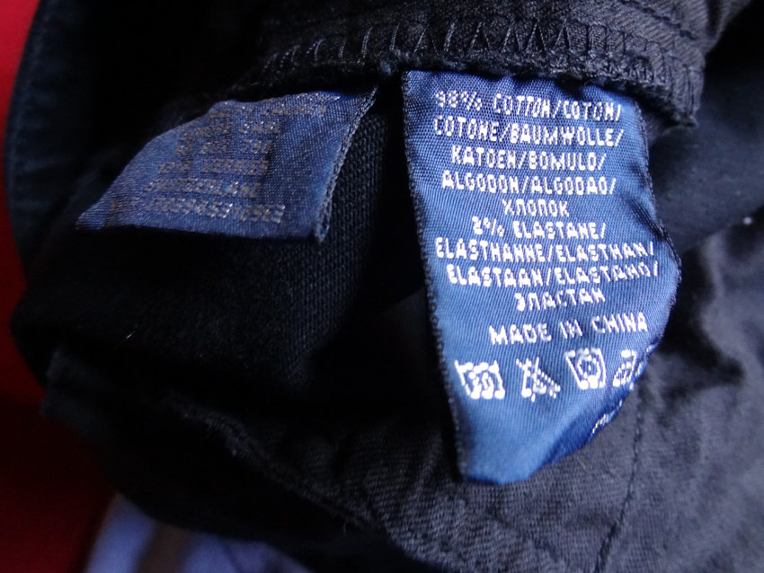 Ralph Lauren Chino Gr. 12, 38 40 schwarz Hose Stoff