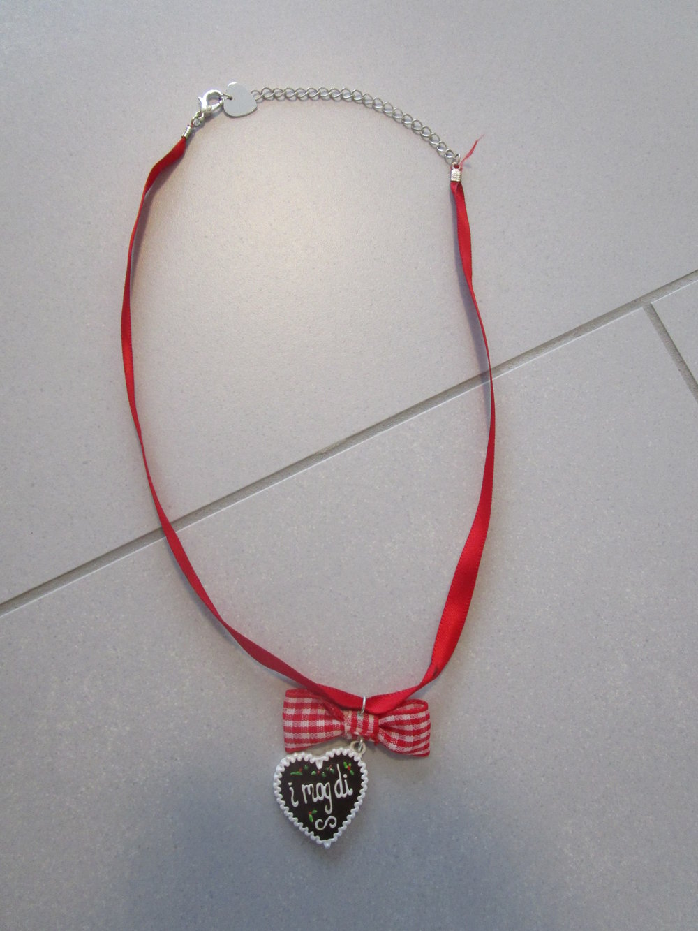 Kette Okoberfest, Trachtenkette, rot 