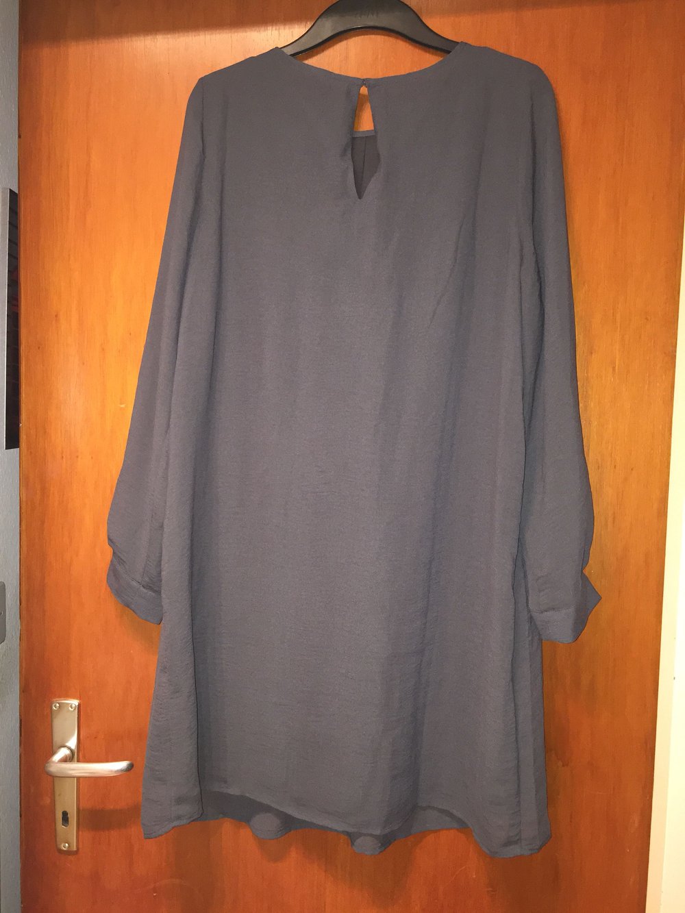 Chiffonpolyester Kleid Grau